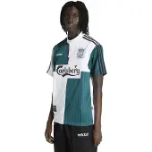 Adidas Camisola de futebol 'Liverpool FC 95' esmeralda / preto / branco
