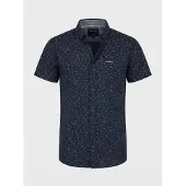 KOROSHI Camisa navy / branco