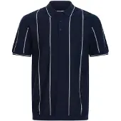 Blend Pullover 'BHAven' azul escuro / branco