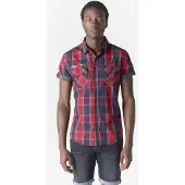 KOROSHI Camisa navy / vermelho
