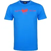 Harvey Miller Camisa 'Basic' azul / vermelho