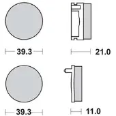 TRW Pastilhas De Freio Mcb504