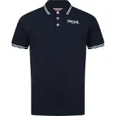 Lonsdale Camisa 'Eastleigh' azul escuro / branco
