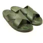 Brasileras Sapato aberto 'Loopz' verde escuro