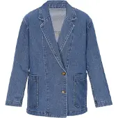 ROCKEASY Blazer azul ganga