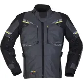 Modeka Taran Flash Casaco de tecido Preto/Cinzento/Amarelo M