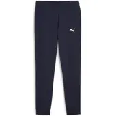Puma Calças de desporto 'TeamGOAL' marinho / branco