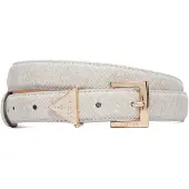 GUESS Cintos 'NOELLE II' cinzento / branco