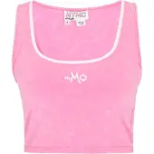 Mymo Top rosa claro / branco
