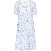 Usha Vestido azul / offwhite