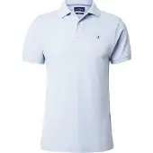 Hackett London para homem. HM5600148 Polo Slim Fit Logo azul (XL), Algodão, Clássico, Manga curta