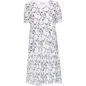 Usha Vestido preto / branco