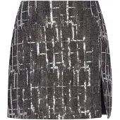 Faina Saia preto denim