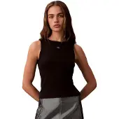 Calvin Klein Top 'Tank' preto / branco