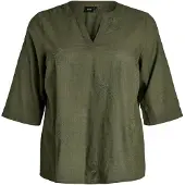 Zizzi Blusa 'Cananna' oliveira