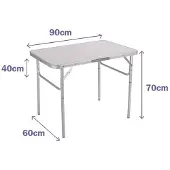 Marbueno Summer Mesa Dobrável 10014b 90x60 Cm