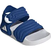 Adidas Sapatos abertos 'ADILETTE' azul escuro / branco