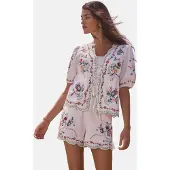 Love & roses Blusa amarelo / verde / cor-de-rosa / vermelho
