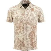 Key Largo Camisa 'Park' bege / castanho