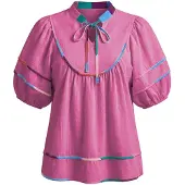 Imily Bela Blusa azul claro / petróleo / rosa / vermelho