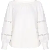 Usha Blusa 'Elegant' branco