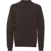 !Solid Pullover 'Valencia' castanho