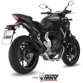 MIVV Sistema De Escape Completo Homologado Gp 2x1 Yamaha Mt-07/fz-07 14-24