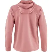 Fjällräven - Vestuário caminhada mulher - Abisko Grid Fleece Hoodie W Dusty Rose para Mulher - Tamanho S - Rosa