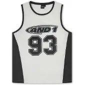 AND1 Camisa '93 Airtex' preto / branco