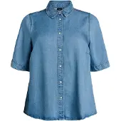 Zizzi Blusa 'Jthilde' azul claro