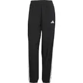 Adidas Calças de desporto 'Essentials' preto / branco