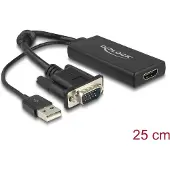 DeLOCK Adaptador Hdmi Para Vga 62668