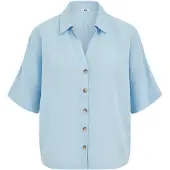 We fashion Blusa azul claro