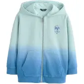 Next Casaco em moletão azul real / azul pastel