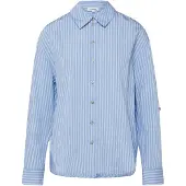 s.Oliver Blusa azul claro / branco