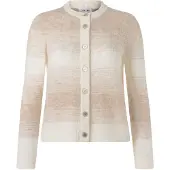 MAERZ Muenchen Casaco de malha bege / branco