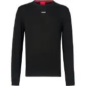 HUGO Pullover 'San Cassius-C2' preto / branco