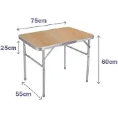 Marbueno Summer Mesa Dobrável 10013m 75x55x25 Cm