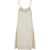 Urban Classics Vestido Midi Sem Mangas Viscose Satin Slip