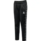 Hummel Calças de desporto cinzento escuro / preto / branco