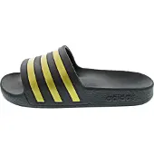 Adidas Sapato de praia/banho 'Adilette Aqua' limão / preto