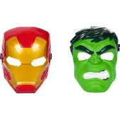Hasbro Pacote De 2 Máscaras Masculinas Marvel Ferro Hulk