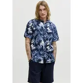 Jack & Jones Calças chino 'JPSTMARCO' navy