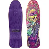 Cruzade Skate Deck Bongo Skull Prism Foil 9.375 Haped