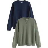 Next Sweatshirt navy / cáqui