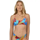 Salty Crew Top De Biquíni Palm Burst Rev
