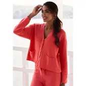 Elbsand Casaco de malha vermelho vivo