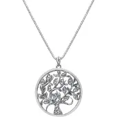 Hot Diamonds Silver Collana Tree of Life Nurture DP864 (chain, Ciondolo)