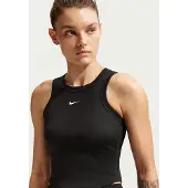 Nike Top desportivo 'ONE' preto / branco