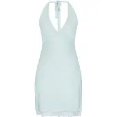 Mymo Vestido aqua / azul claro
